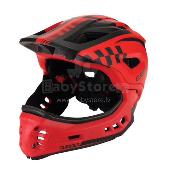 GLOBBER helmet Helmet Racing, XS/S ( 48-53CM ), red, 606-102-2