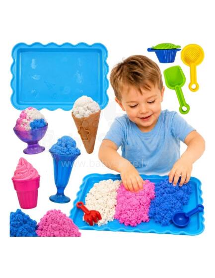 WOOPIE Kinetic Sand Ice Cream Parlor Dessert Set 24pcs