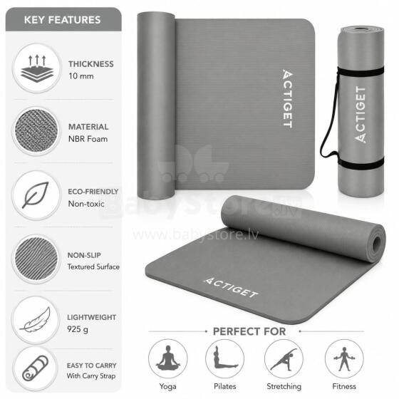 Frogeez Fitness Mat Art.ACT0019 Grey  Gymnastic mat