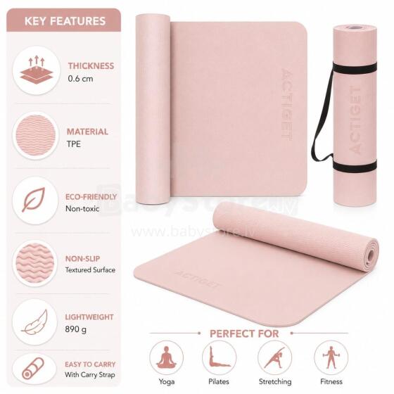 Frogeez Fitness Mat Art.ACT0023 Pink Exercise mat