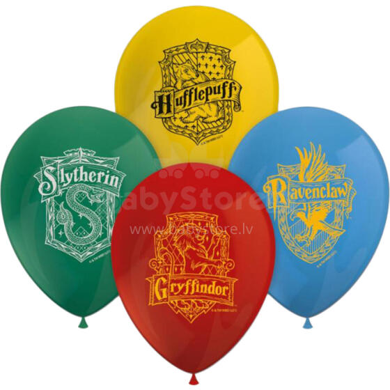 BALONY HARRY POTTER HOGWARTS 8 SZTUK