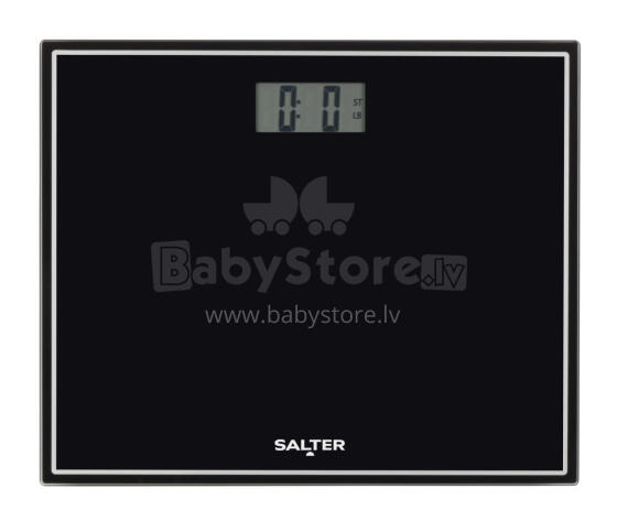 Salter 9207 BHCFEU12  Compact Electronic Bathroom Scale, Black
