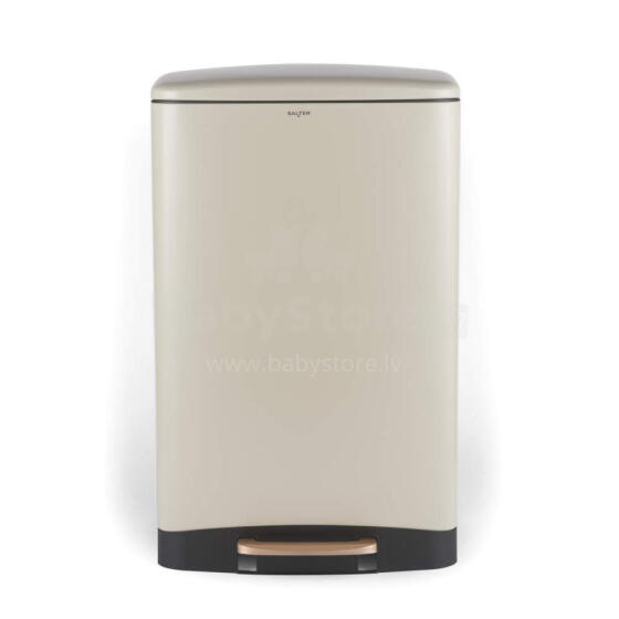 Salter BW14806 Pebble 50L Pedal Bin, Beige