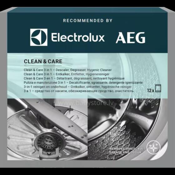 Electrolux Super Care  atkaļķotājs veļas un trauku mazgājamajām mašīnām, 3 in 1 (12 pcs)