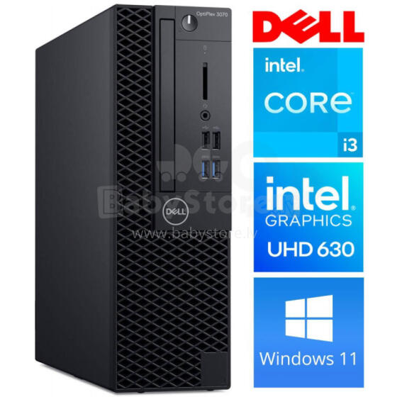 DELL 3070 SFF i3-9100 8GB 256SSD M.2 NVME WIN11Pro