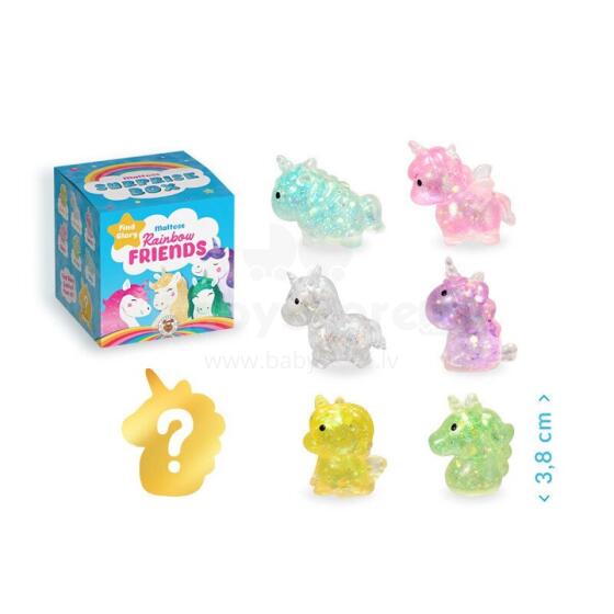 Rainbow Power - Suprise Box Glittery Maltose Unicorn, 7 assorted