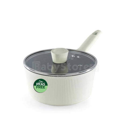 Russell Hobbs RH03868C Cote 20 cm Saucepan, Cream