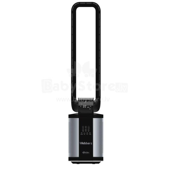 WEBBER WB1820 black bladeless fan with humidifier