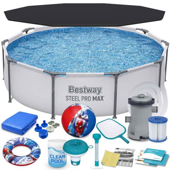 Bestway 56408 305 x 76 см каркасный бассейн 17 в 1