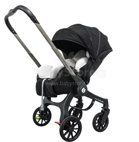 Infant Car Seat Black  Art.295618 Autosēdeklis - ratiņi  jaunas paaudzes  2 in 1