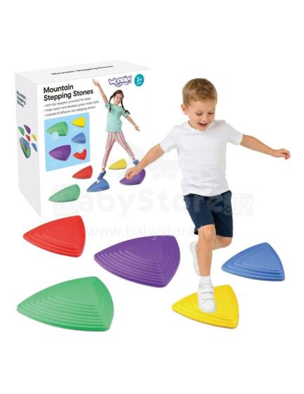 WOOPIE Sensory Stones Balance Training Non-Slip 5 gab.
