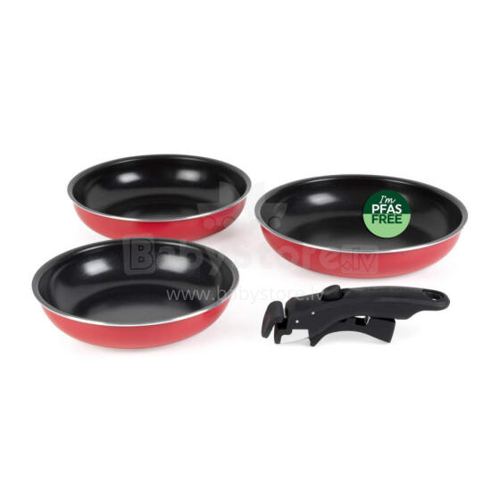 Russell Hobbs RH03995 Riviera 4-Piece Smart Clip Fry Pan Set