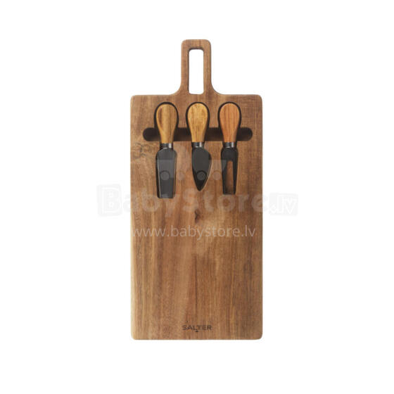 Salter BW14826 Toronto Cheese Board, Acacia Wood