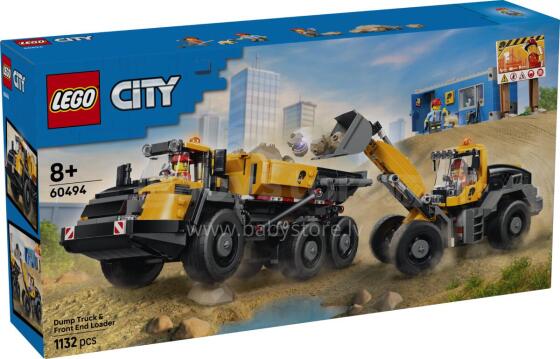 LEGO City Самосвал и фронтальный погрузчик