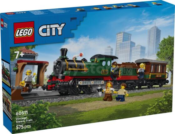 LEGO City Винтажный Паровоз