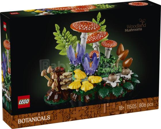 LEGO Ботанические Лесные Грибы