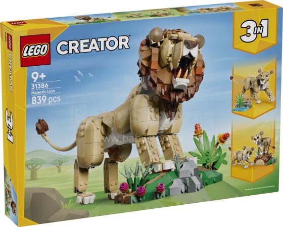 LEGO Creator дикие животные: Величественный лев