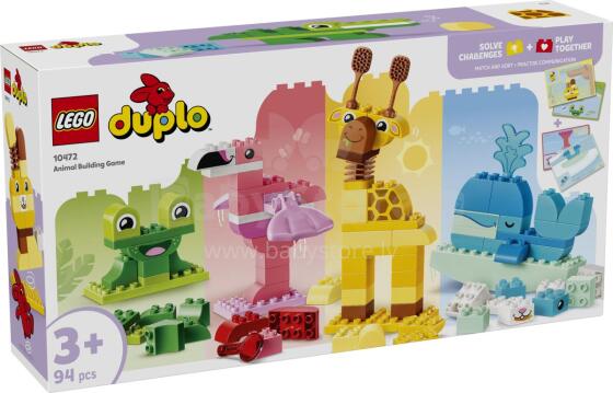 LEGO DUPLO dzīvnieku būvēšanas spēle