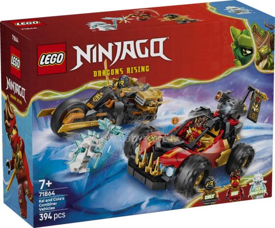 LEGO Ninjago Kai un Cole apvienotie transportlīdzekļi