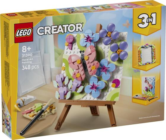 LEGO Creator Floral Art Decor Painting