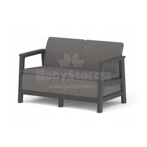 Dārza dīvāns divvietīgs Scandi Linea 2 Seater Sofa pelēks