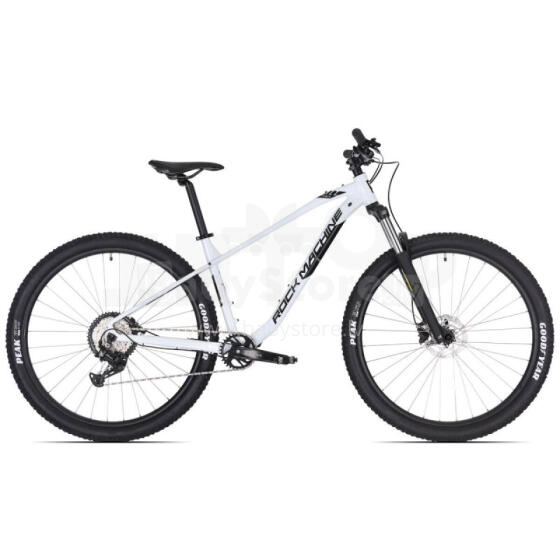 Kalnu velosipēds Rock Machine Blizz 5 Gloss Polar White/Black (Rata izmērs: 29 Rāmja izmērs: M)