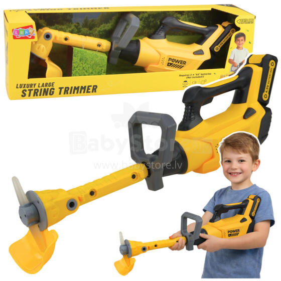 Garden Trimmer for Kids Sounds Lights Rubber Blade Yellow