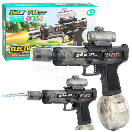 Electric Water Gun Rifle Automatic Black Range 7-9m 350 ml