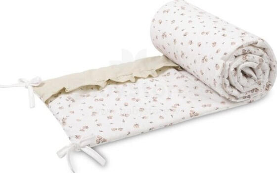 Sensillo Bumper Art.2230480 Rose Beige Crib bumper 180x30cm