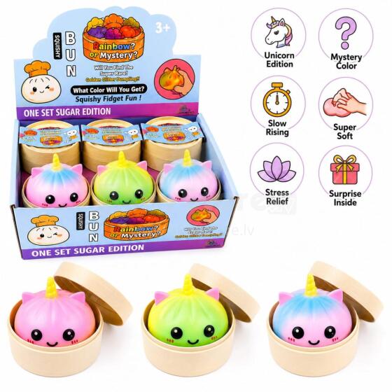 Bebe Basic Squishy Mesh Unicorn Art.B-1704  Anti-stress soft silicone ball (squishy)
