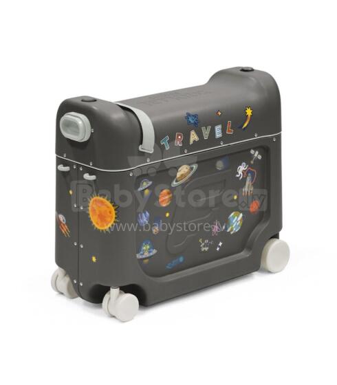 Stokke Parent-Child Travel Kids Luggage Art.296467 Midnight Grey  Чемодан-сиденье на колесах 3 в 1