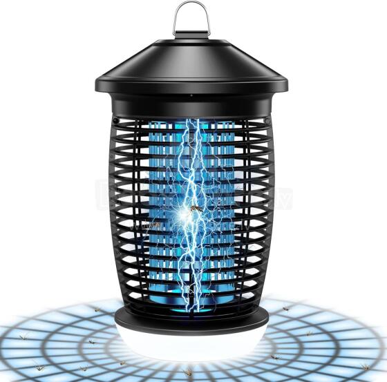 Insect Killer Electric Mosquito Art.296480 Lamp with USB-C Charge for Camping, Garden, Balcony, Bedroom, Mosquito Trap with Hanging Hook