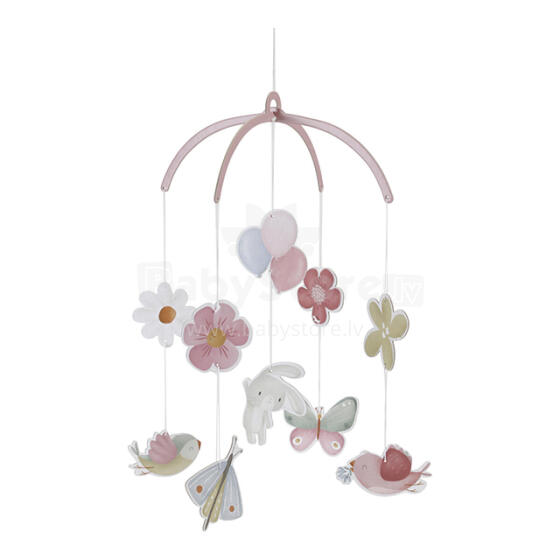 Картонная музыкальная карусель Little Dutch Flowers & Butterflies FSC Art.4769