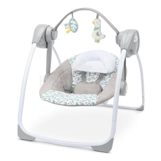 Ingenuity Comfort 2 Go Portable Baby Swing Art.296542 Endless Bloom pārnēsājams šūpuļkrēsls
