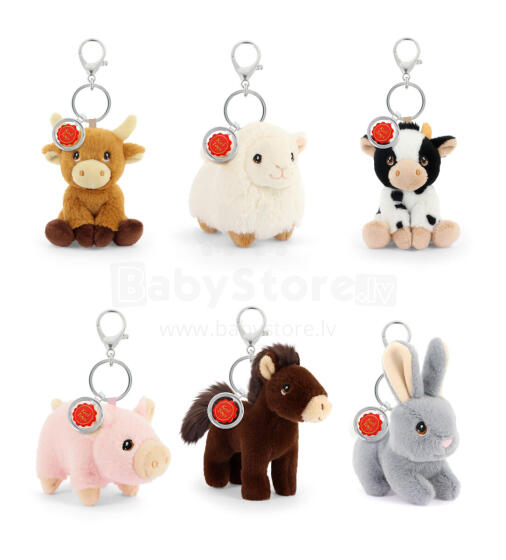 Keel Toys Keeleco somas piekariņš: Ferma, 12 cm - 6 dizaini