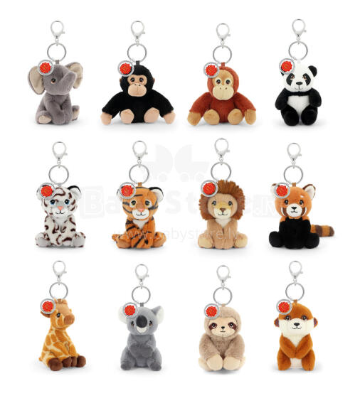 Keel Toys Keeleco Брелок: Дикая природа, 12 см - 12 дизайнов