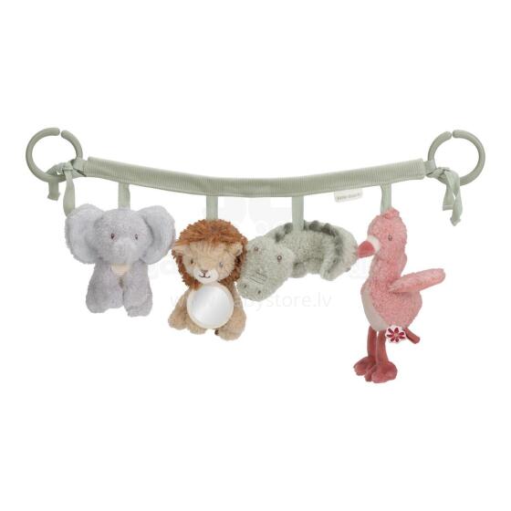 Little Dutch цепочка с игрушками Safari Friends GRS Art.8311