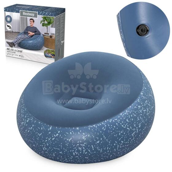 Inflatable chair puff inflatable pouf seating mattress 112x112 cm Bestway 75154