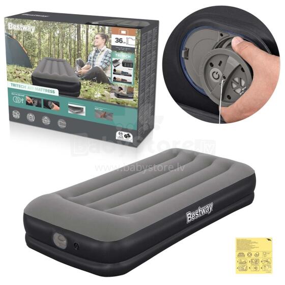 Gaisa matracis 191x97x36 cm ar iebūvētu elektrisko sūkni Bestway 671BT