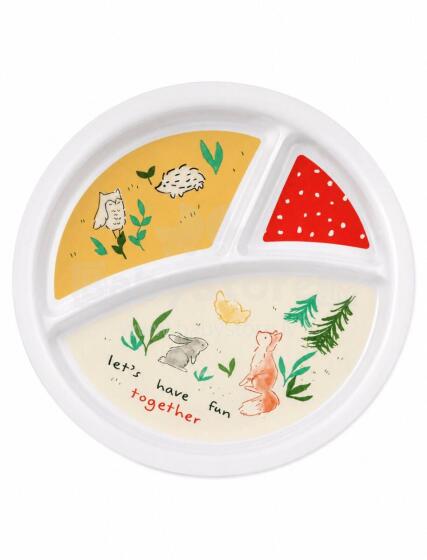 La Bebe Children's Plate Summer Forest Animals Art.60798001