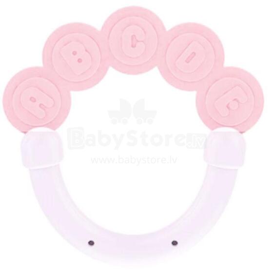 La Bebe Rattle Ring ABCD Pink Art.62408001
