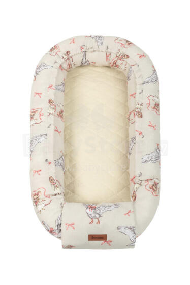 BABY NEST MUSLIN 80X45 GOOSE AND MOUSE