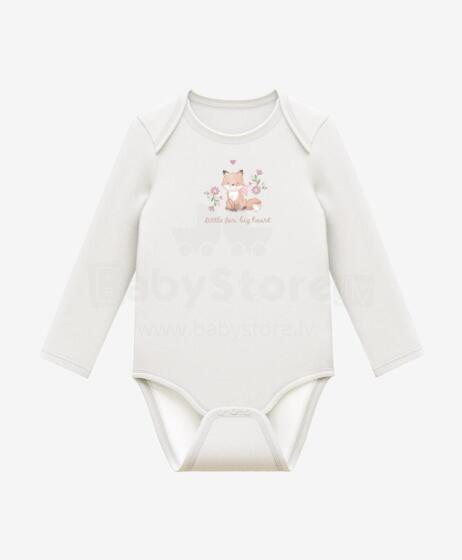 So Cute Cotton Baby Body  Art.296919 bodijs no 100%  kokvilna ar garām piedurknītēm (56-98 cm)