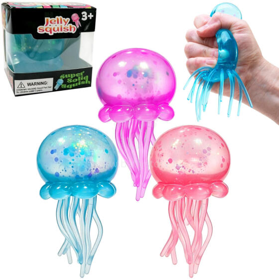 GNIOTEK SQUISHY MEDUZA BROKATOWA