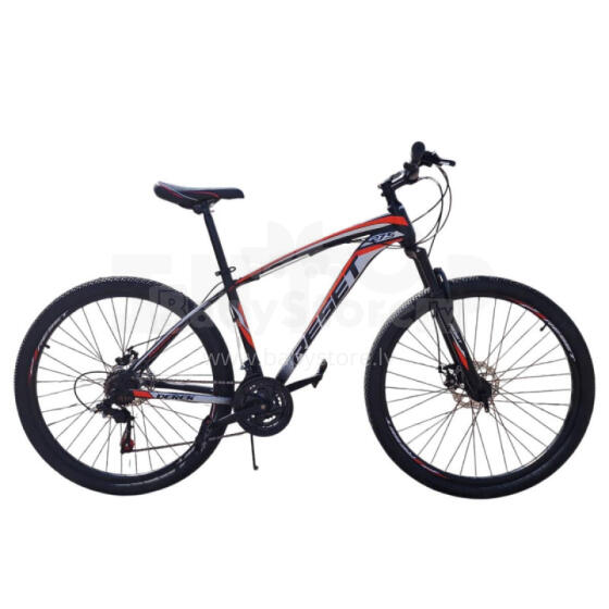 Kalnu velosipēds Reset Derek Black/Red (Rata izmērs: 27,5 Rāmja izmērs: L)