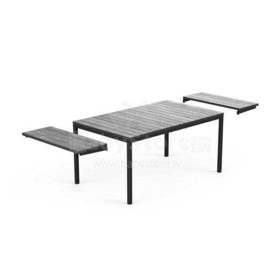 Садовый стол-трансформер Deco Porto Nova Extendable 160-240, серый/черный