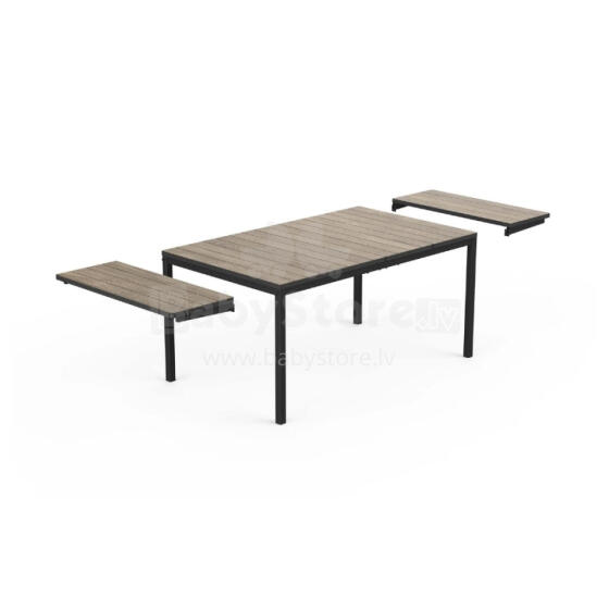 Garden table extendable Deco Porto Nova Extendable 160-240 ash wood tone/black
