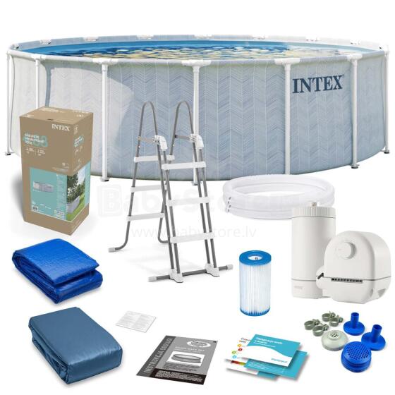 Intex 26746ND 12-в-1 каркасный бассейн 488 x 122 см