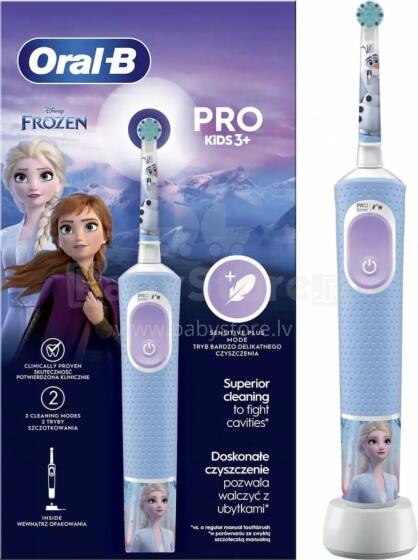 BRAUN Vitality PRO 103 el.zobu  birste - bērnu, Frozen