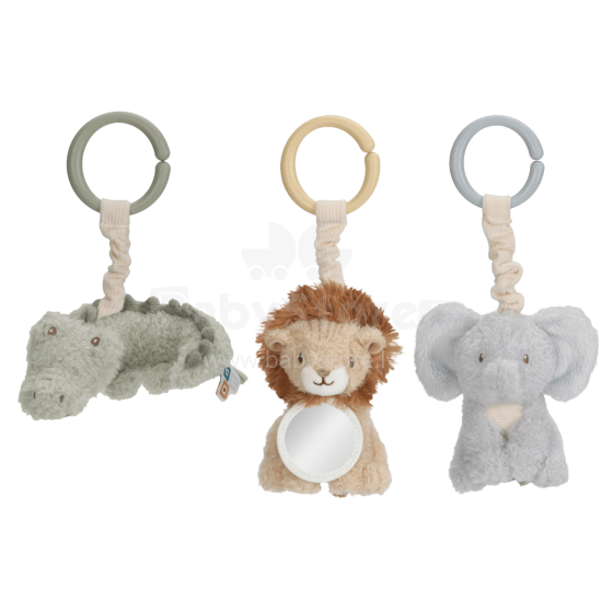 Little Dutch Activity Set of 3 Hangers Safari Friends GRS Art.8320